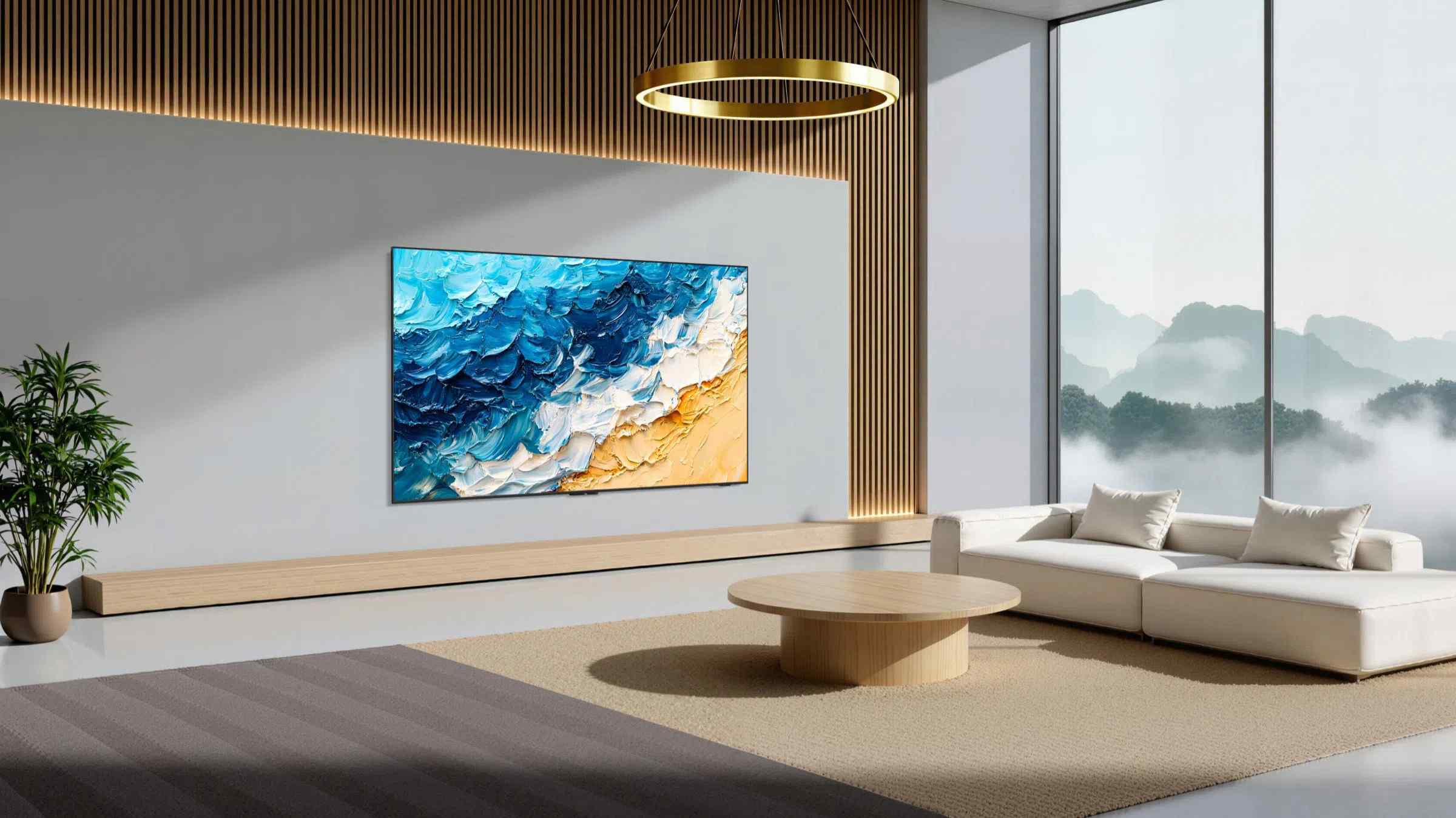 Phòng khách lớn hoặc phòng họp rất lý tưởng để lựa chọn sản phẩm TCL 98A400M